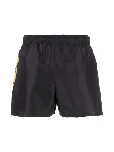 Shop Versace Medusa Head Swimming Shorts In Black