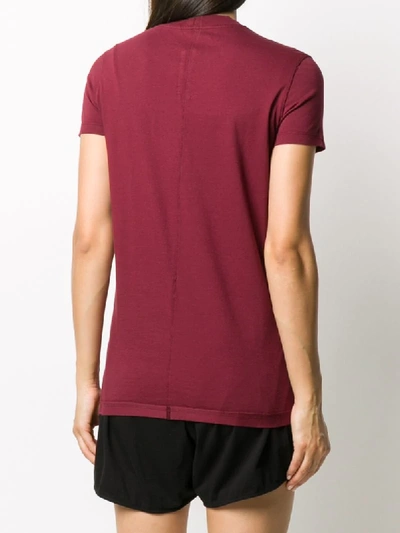 Shop Rick Owens Drkshdw Jersey T-shirt In Red