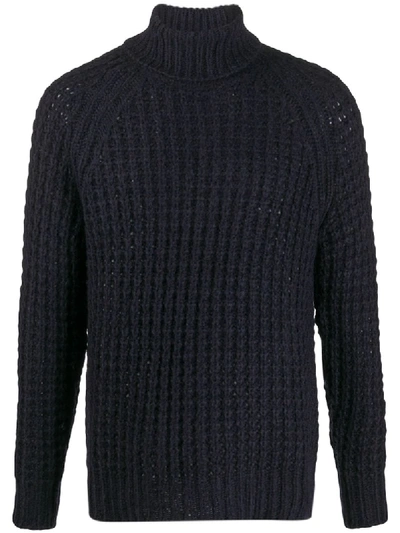 Shop Nuur Waffle-knit Roll Neck Jumper In 10