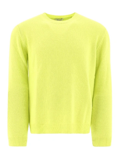 Shop Valentino Cashmere Pullover In Fluo Yellow