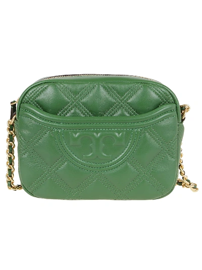 Shop Tory Burch Fleming Soft Camera Bag In Arugula