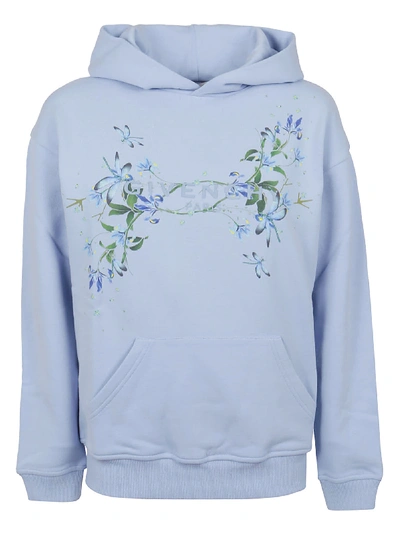 Shop Givenchy Hoodie In Sky Blue