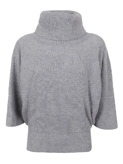 Shop Givenchy Turtle Neck Sweater In Slate Blend