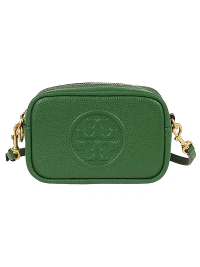 Shop Tory Burch Perry Bombe´ Mini Bag In Arugula