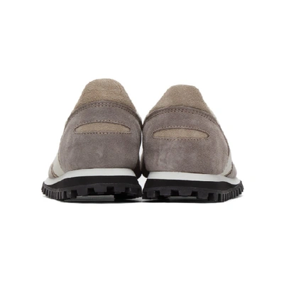 Shop Spalwart Beige And Grey Marathon Trail Low Sneakers In Sand