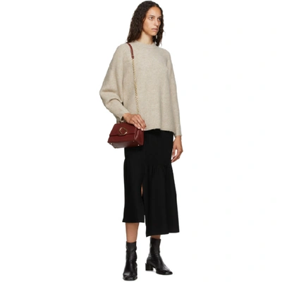 Shop 3.1 Phillip Lim Taupe Wool Crewneck Sweater In Ta265 Taupe