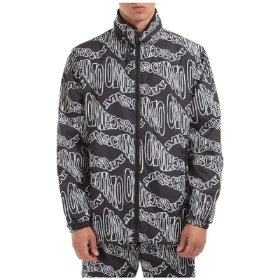 Shop Moschino Men's Outerwear Jacket Blouson  Reversibile In Grey