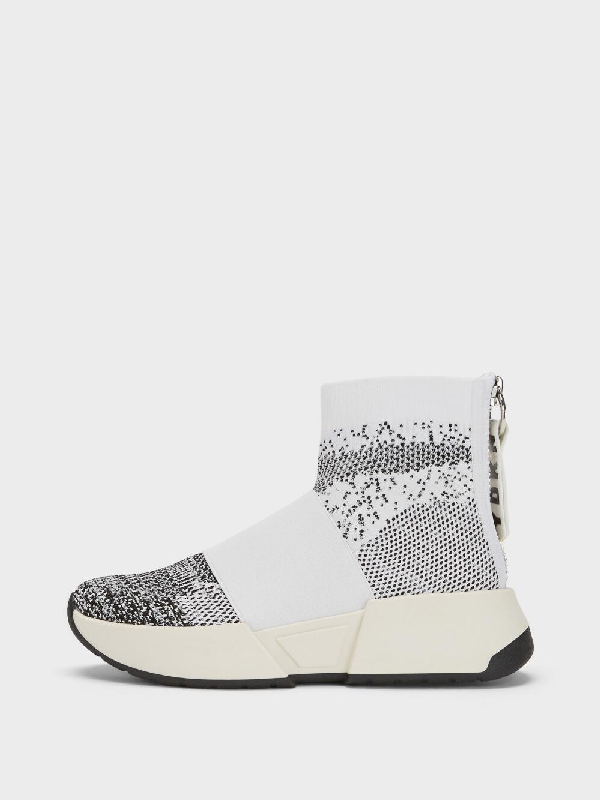 dkny marini slip on sock trainer