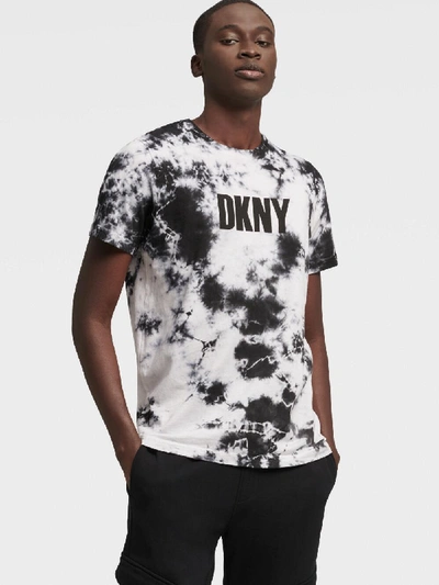 Dkny Men's Cloud Wash Logo T-shirt In Black Beauty | ModeSens