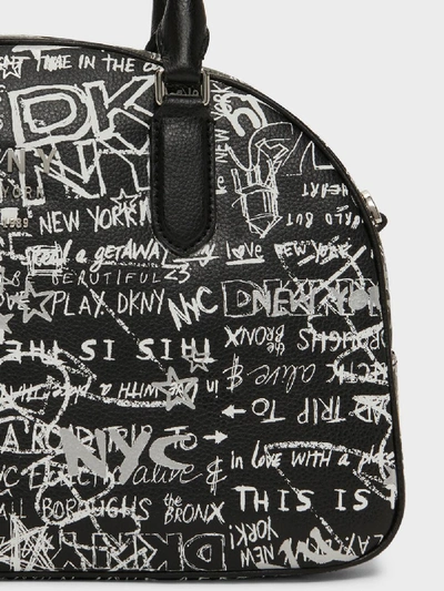 Shop Donna Karan Thompson Graffiti Dome Satchel