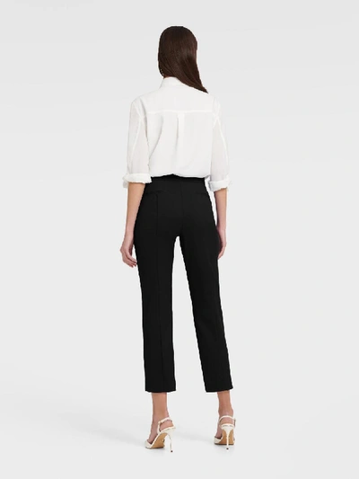 Shop Dkny Women's Slim Pant With Side Slits - In Black