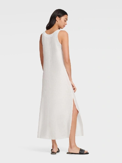 Shop Dkny Women's V-neck Maxi Dress - In Ivory