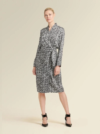Shop Donna Karan Women's Wrap Dress - In Mountain New Ivory