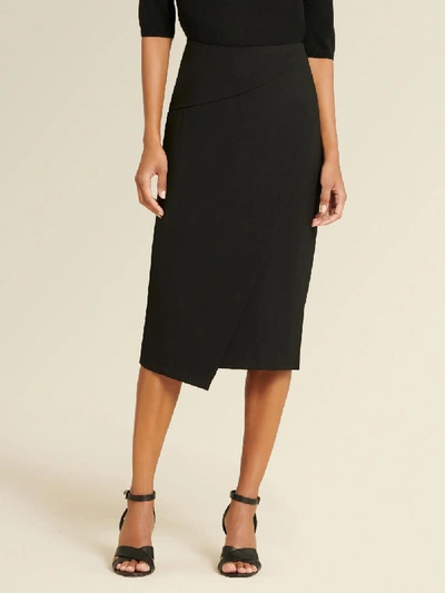 Shop Donna Karan Women's Asymmetrical Skirt - In Black