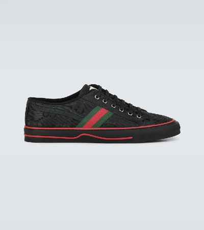 Shop Gucci Off The Grid Sneakers In Black