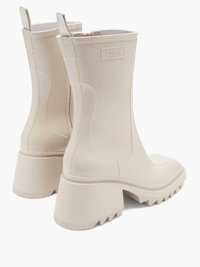 CHLOÉ Betty heeled rubber boots 