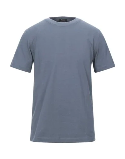 Shop Theory T-shirts In Slate Blue