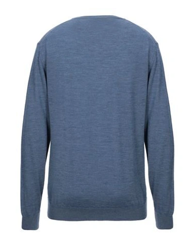 Shop Daniele Fiesoli Sweaters In Slate Blue