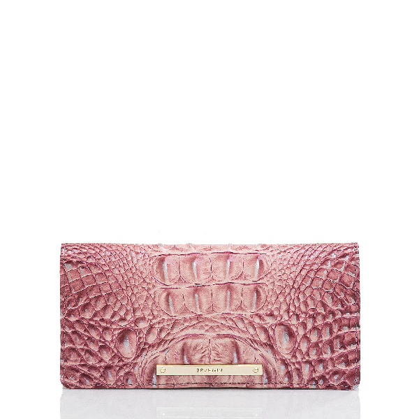 pink brahmin wallet