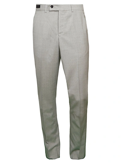 Shop Ted Baker Jerome Wool Pants In Light Grey