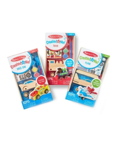 Shop Melissa & Doug Dyo Plane, Train Race Car Bundle In No Color