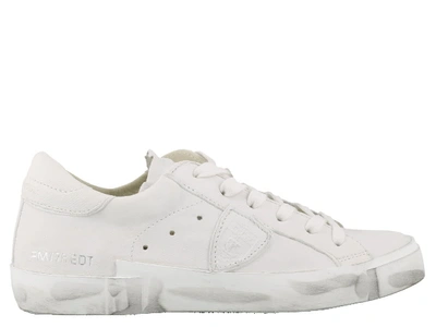 Shop Philippe Model Prsx Sneakers In White