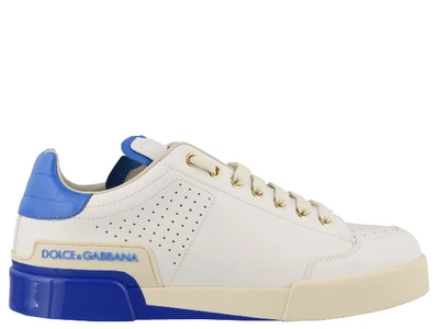 Shop Dolce & Gabbana Portofino Sneakers In Blue