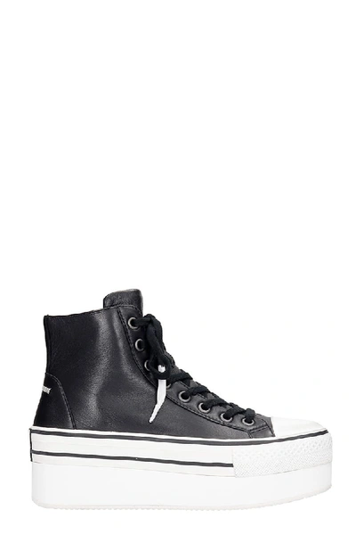 Shop Ash Jessbis01 Sneakers In Black Leather