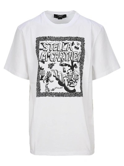 Shop Stella Mccartney Graphic-print T-shirt In Pure White