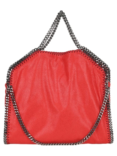 Shop Stella Mccartney 3chain Falabella Bag In Red