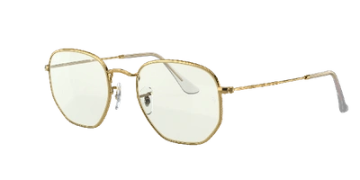 Ray Ban Ray-ban Unisex Round Blue Light Glasses, 54mm In Clear With Blue-light Filter