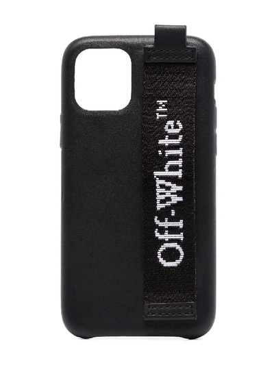 Shop Off-white Industrial Logo-print Iphone 11 Pro Case In Black