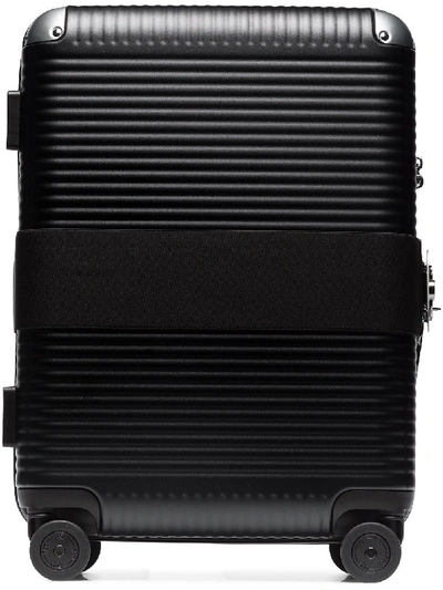 Shop Fpm Milano Spinner 55 Suitcase In Black