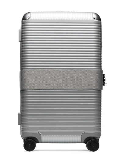 Shop Fpm Milano Trunk On Wheels Suitcase In Grey