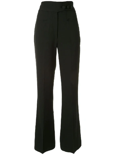 Shop Alice Mccall Little Journey High-waisted Trousers In Black