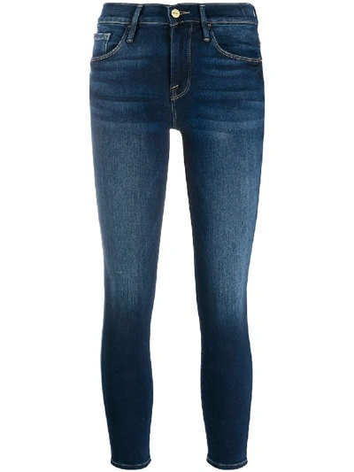 Frame Skinny Jeans In Blue