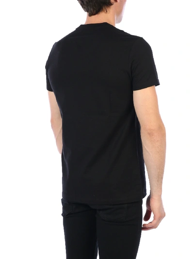 Shop Balmain Printed T-shirt Black