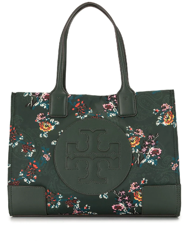 tory burch ella tote green