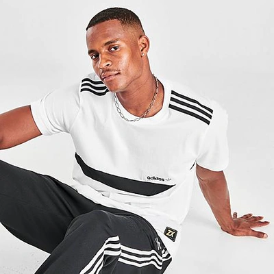 Adidas Originals Adidas Men's Originals Nutasca Zx T-shirt In White/black |  ModeSens
