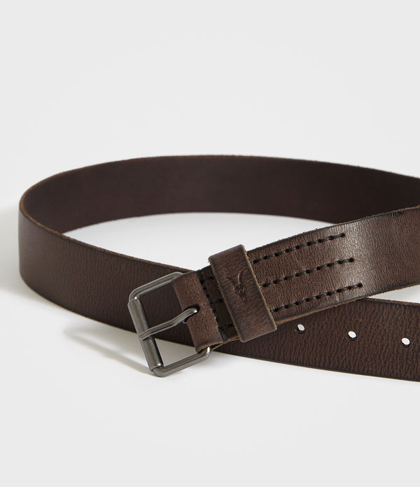 all saints dunston leather belt