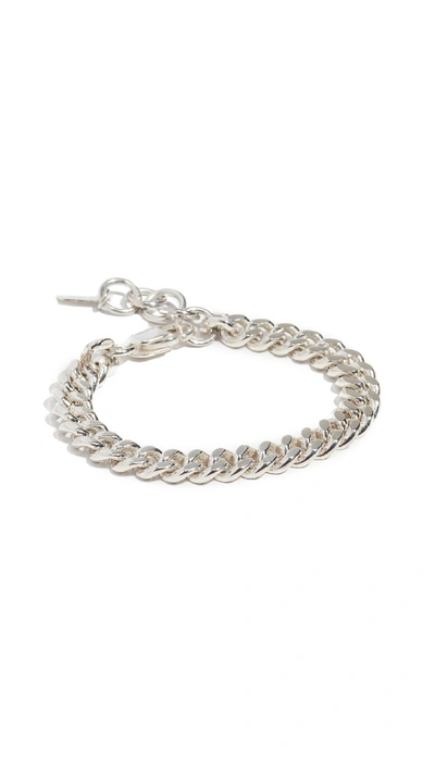 Shop Loren Stewart Big Daddy Chain Bracelet In Silver