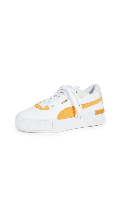 Kruiden het internet Octrooi Puma Cali Sport Sneakers In White And Yellow | ModeSens