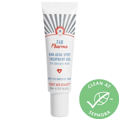 Shop First Aid Beauty Fab Pharma Bha Acne Spot Treatment Gel 2% Salicylic Acid .75 oz / 22 ml