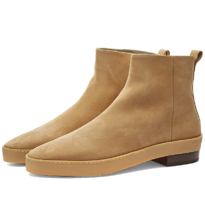 Shop Fear Of God Chelsea Santa Fe Boot In Brown