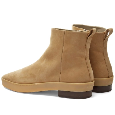 Shop Fear Of God Chelsea Santa Fe Boot In Brown