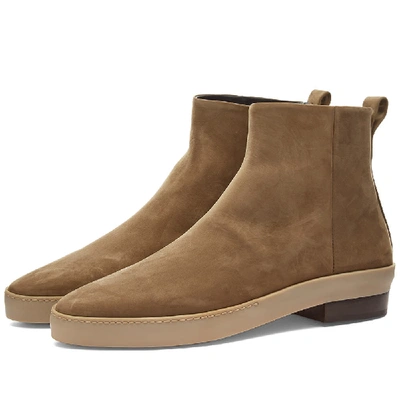 Shop Fear Of God Chelsea Santa Fe Boot In Brown