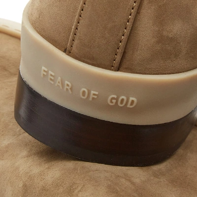 Shop Fear Of God Chelsea Santa Fe Boot In Brown