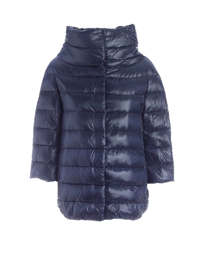 Shop Herno Blue Down Jackets