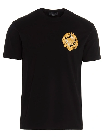 Shop Versace Medusa T-shirt In Black