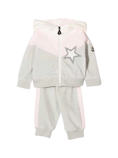 Shop Moncler Tracksuit With Frontal Star Application In Unica